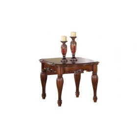 24" Cherry Manufactured Wood Rectangular End Table