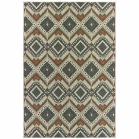 stain resistant indoor outdoor area rug brown rectangle textile wood grey floor
