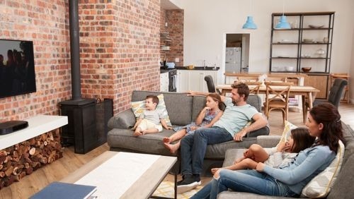 Create Coziness in an Open Floor Plan Living Room